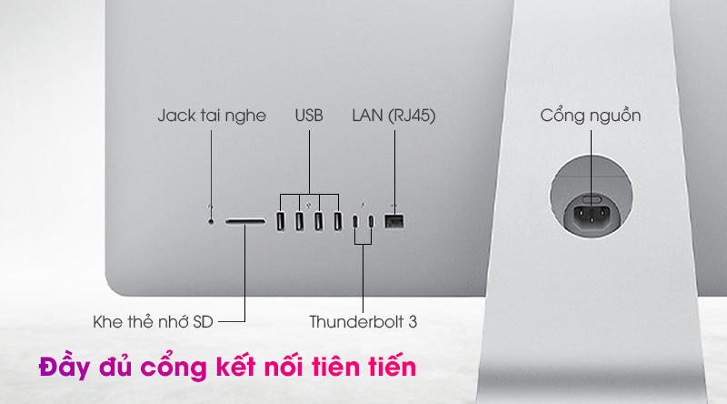 Apple iMac 27 inch Retina 5K i5 (MXWT2SAA) - Cổng kết nối Apple iMac 27 inch Retina 5K i5 (MXWT2SAA) - Cổng kết nối