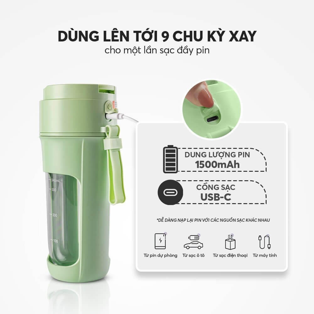 Máy xay sinh tố cầm tay Elmich BLE-3890